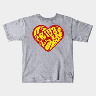 It's Friday - I'm in Love! red/yella Kids T-Shirt
